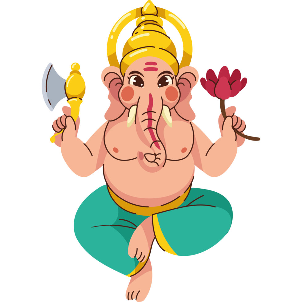 ganesh chaturthi festival of india isolated png