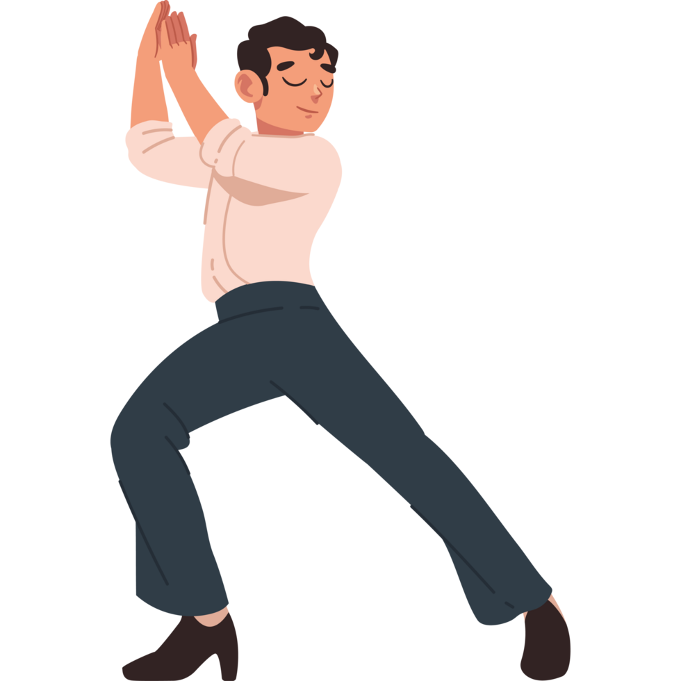 flamenco dancer man in traditional costume isolated png