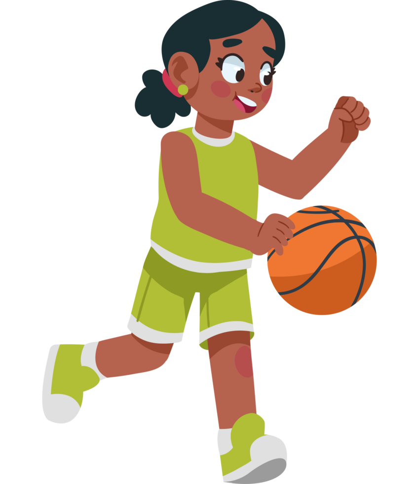 boy practicing basketball sport icon png