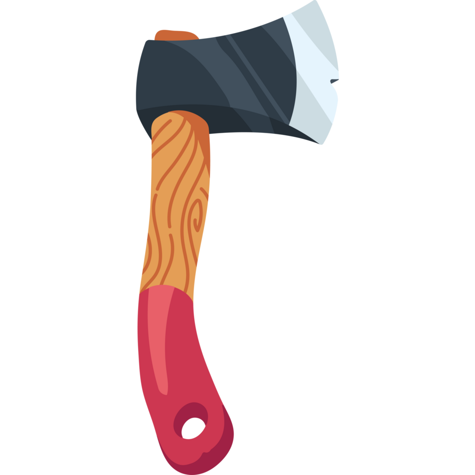 woodcutter tool axe icon isolated png