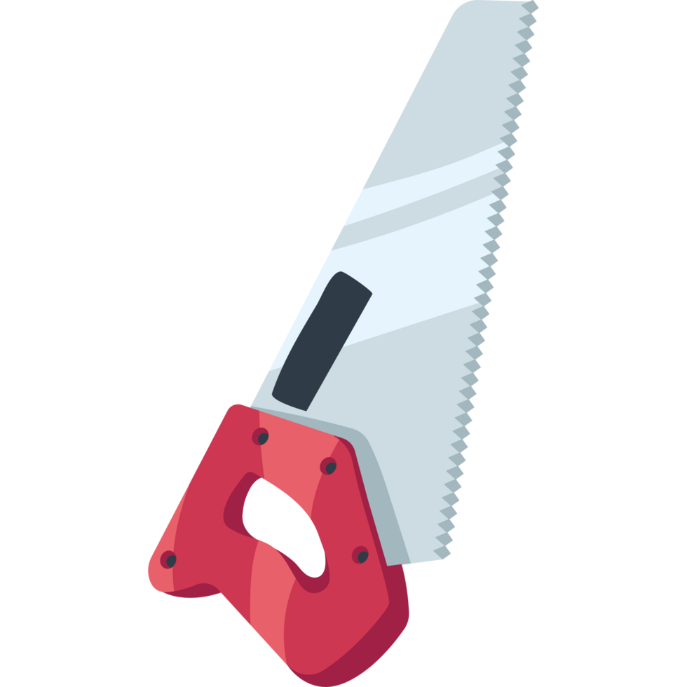 woodcutter tool saw icon isolated png
