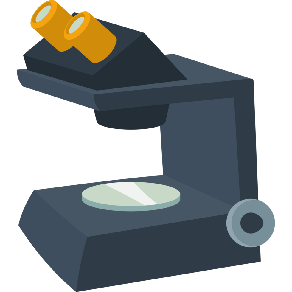 microscope laboratory equipment icon isolated png