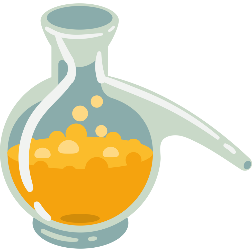 retort flask laboratory equipment isolated png