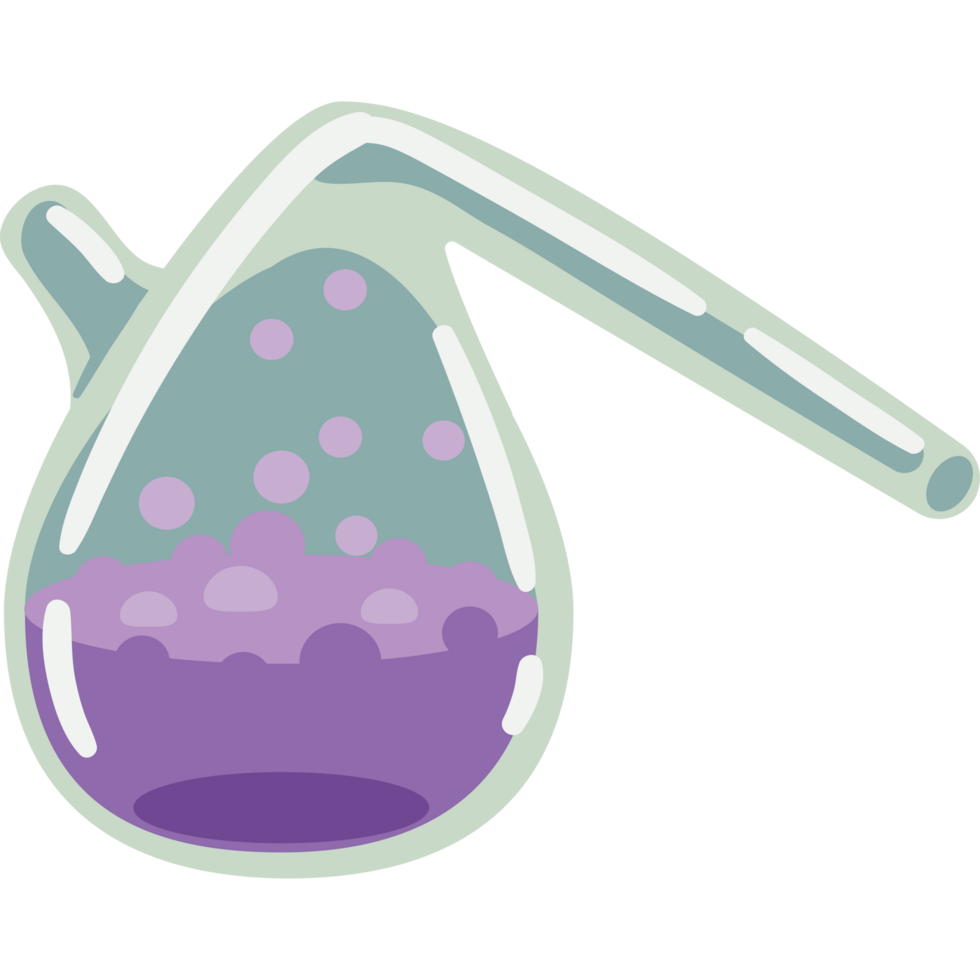 filtering flask laboratory equipment isolated png