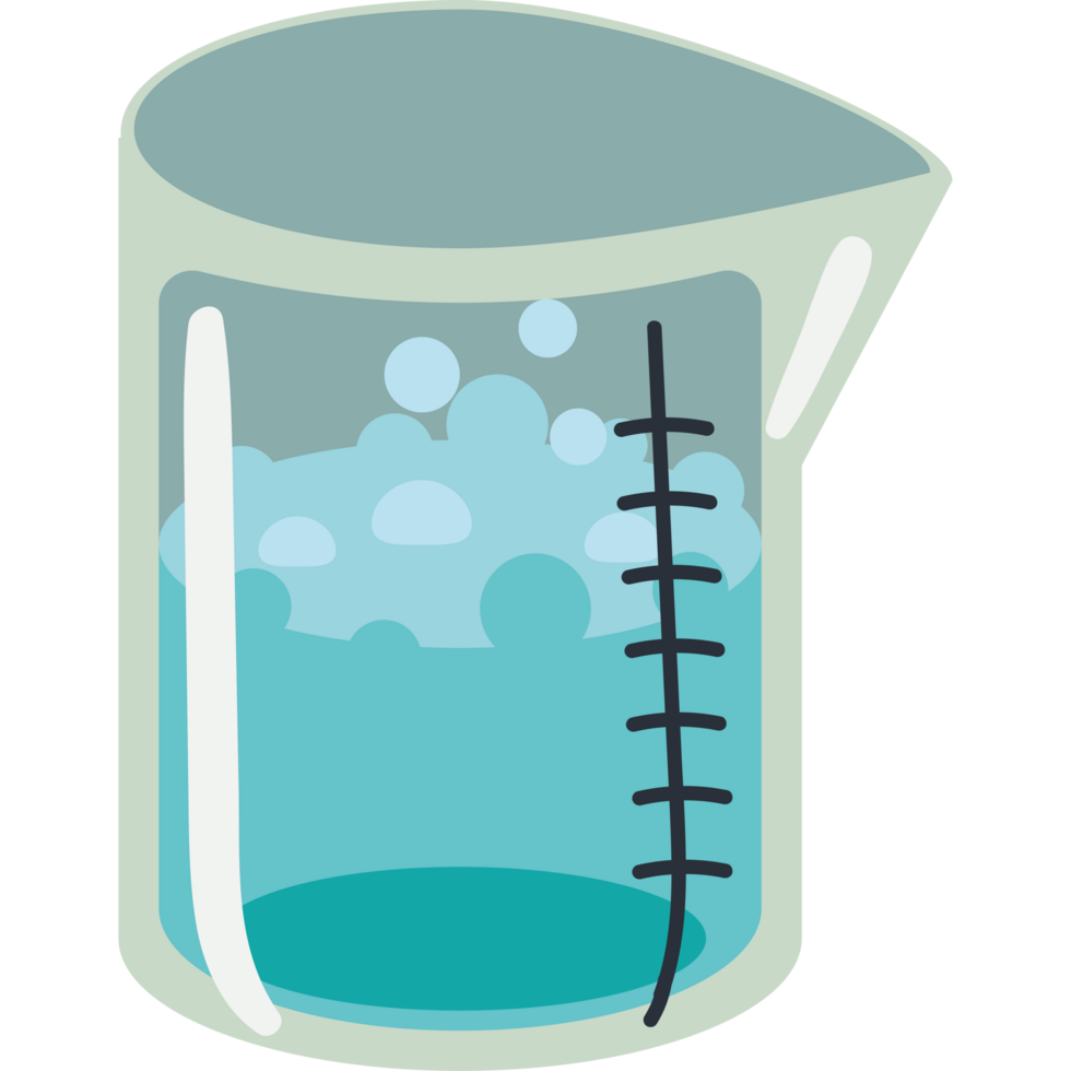beaker flask laboratory equipment isolated png