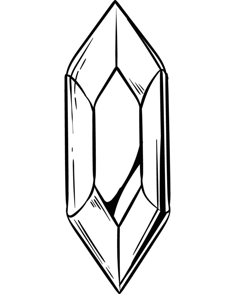 sketch gemstone jewelry sketch isolated png
