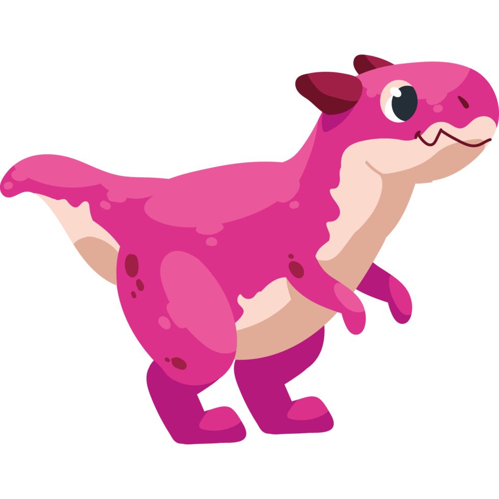 cute dinosaur cartoon isolated design png