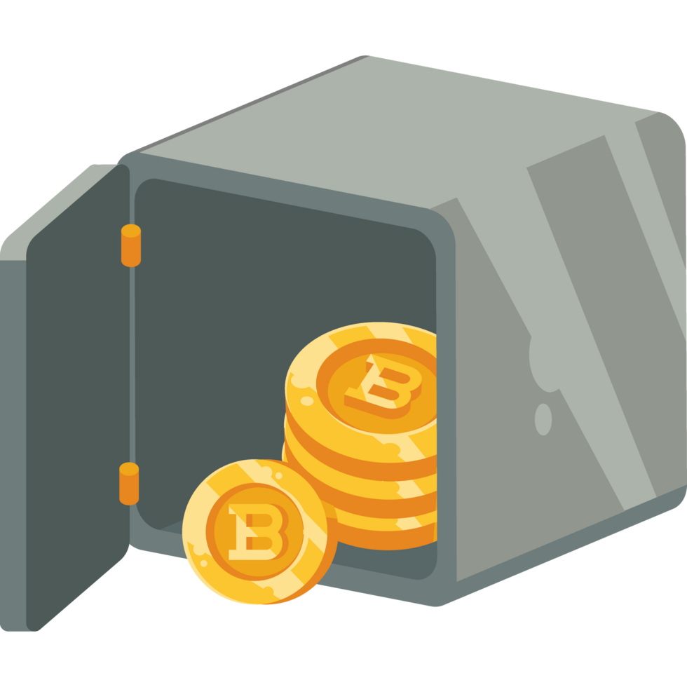 bitcoin cryptocurrency banking icon isolated png
