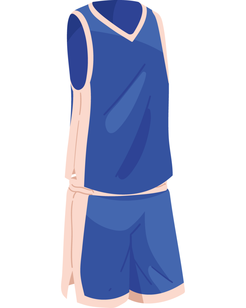 basket sport uniform template isolated png
