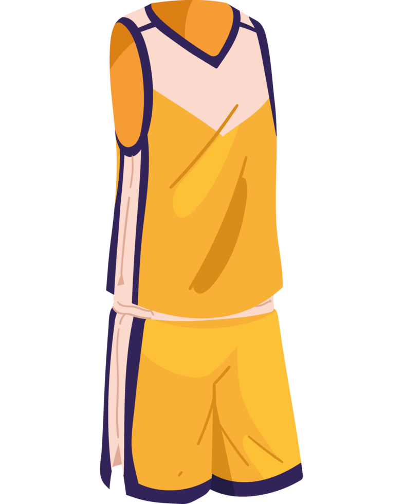 basket sport uniform style isolated png