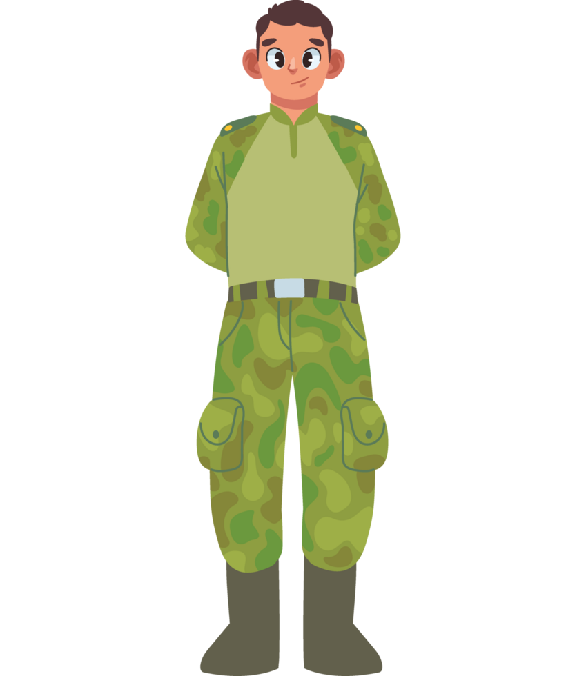 military officer in uniform isolated png