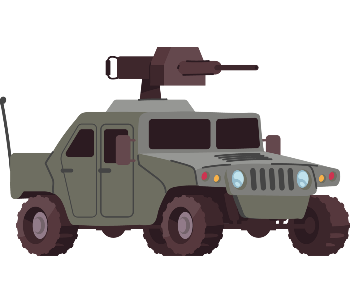 military utility vehicle isolated icon png