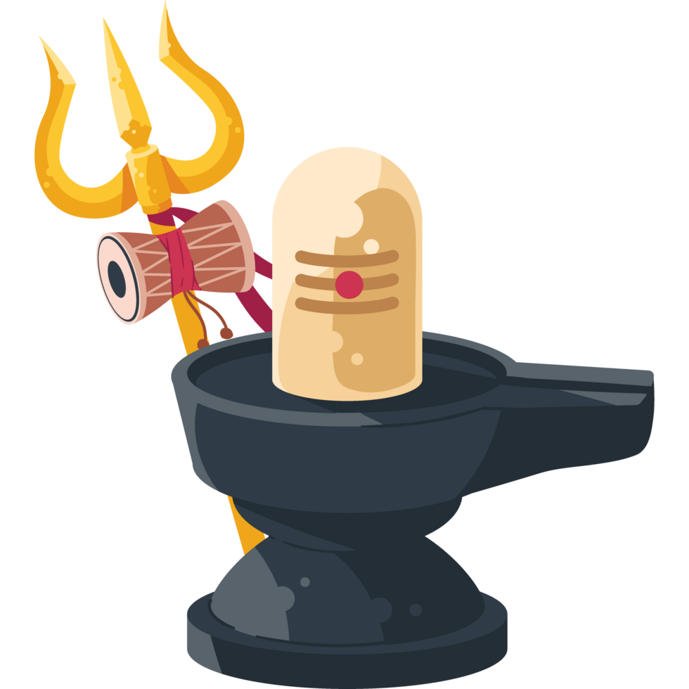shivaratri and indian trident isolated png