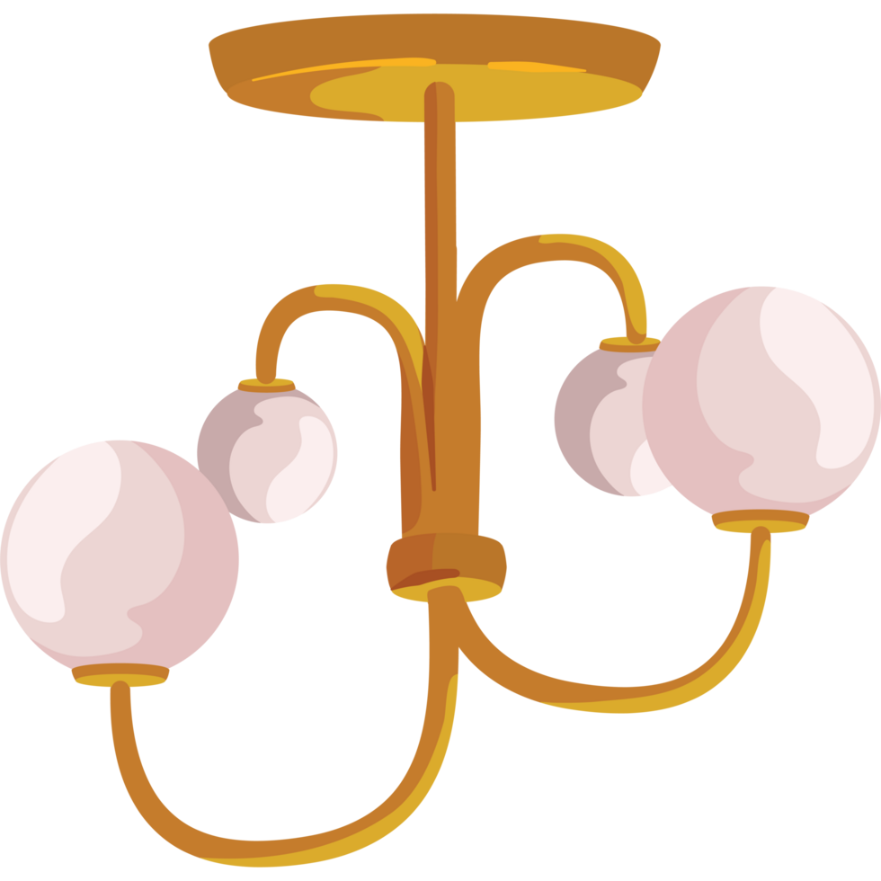 ceiling lamp decoration home item isolated png