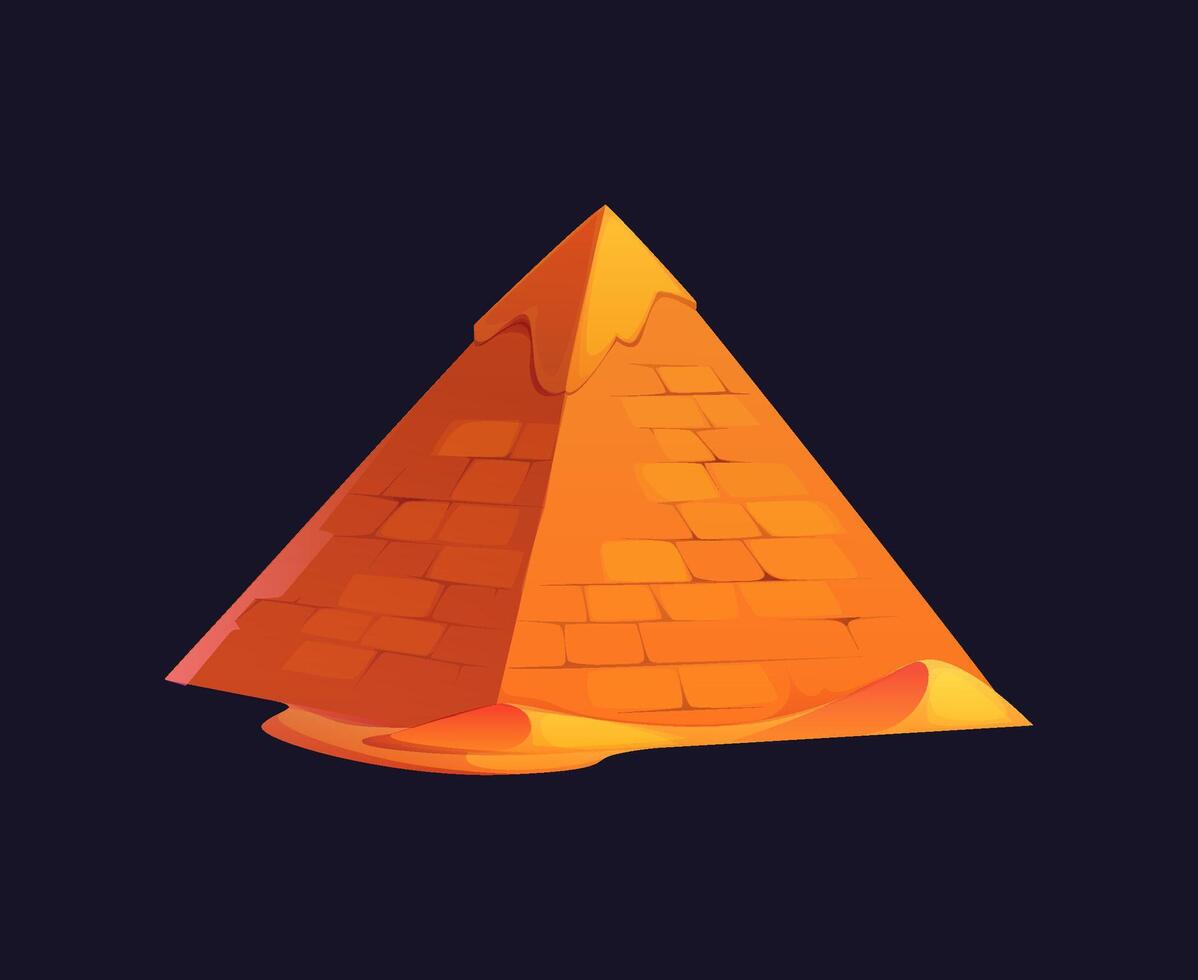 Egyptian pyramids Ancient Egypt civilization vector