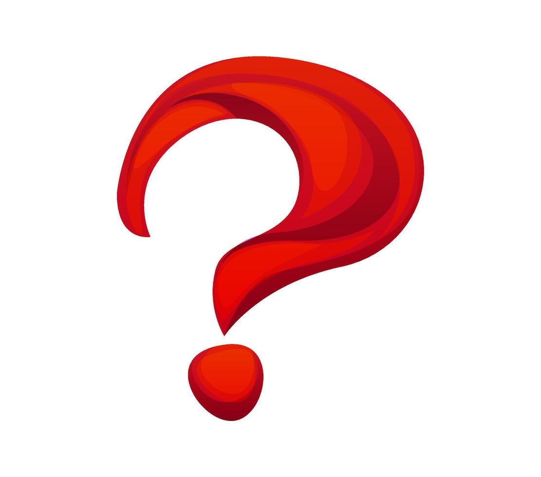 red bandana cowboy font punctuation question mark vector