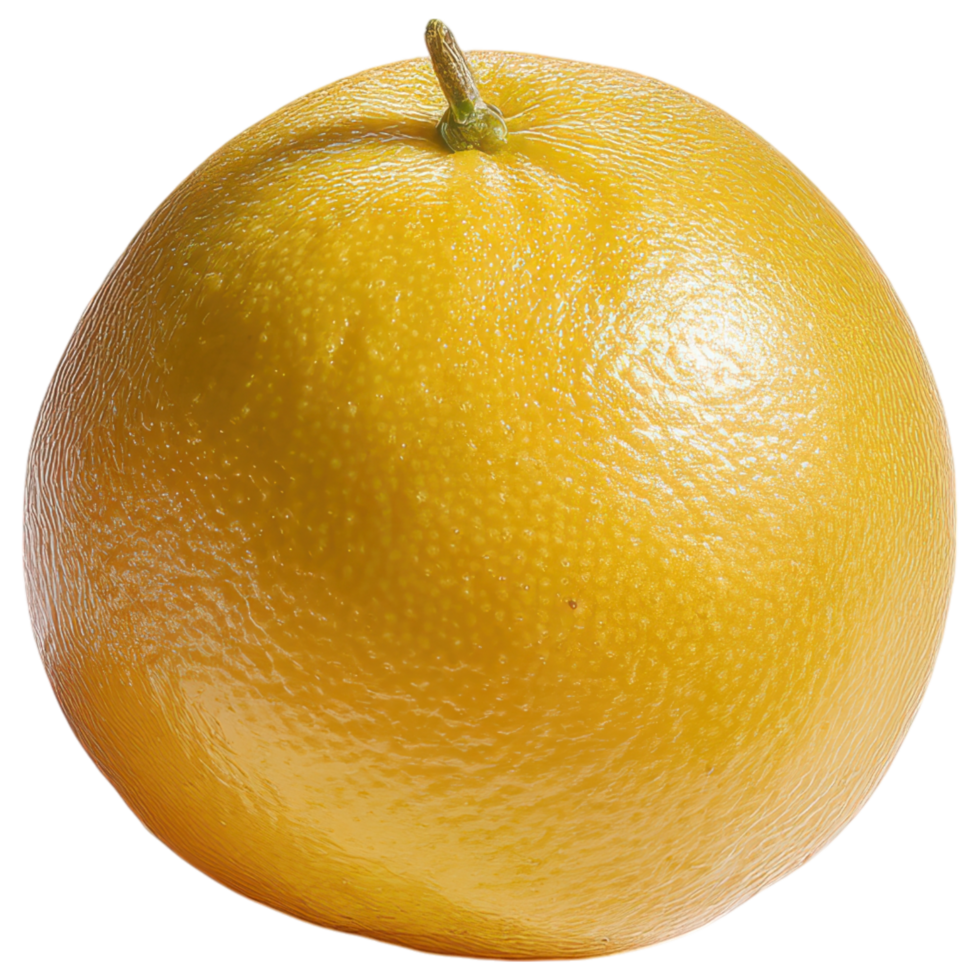 Fresh yellow fruit with smooth skin and vibrant color isolated on transparency background png
