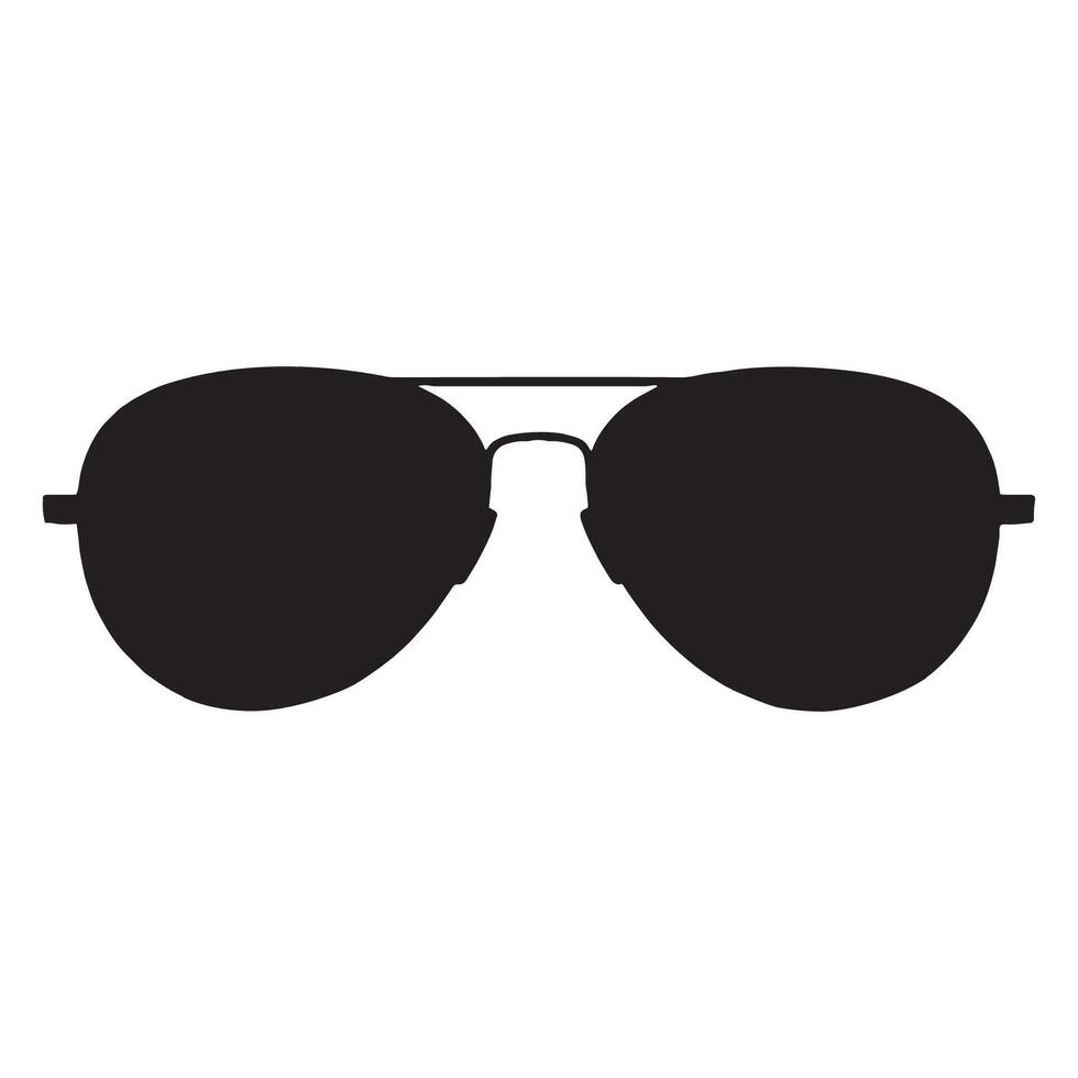Pair of Sunglasses Silhouette vector