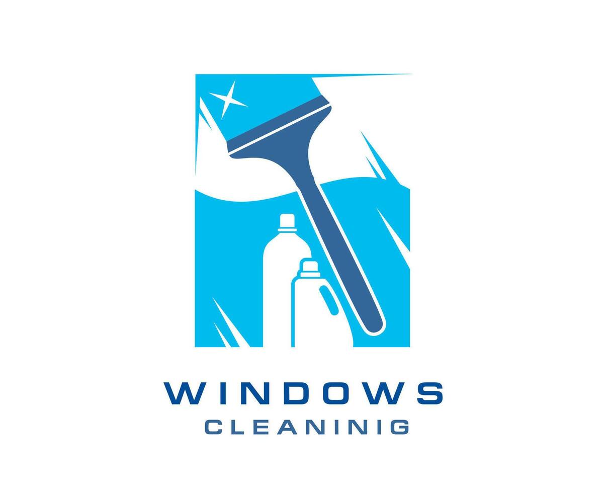 Window cleaning service icon a squeegee vector