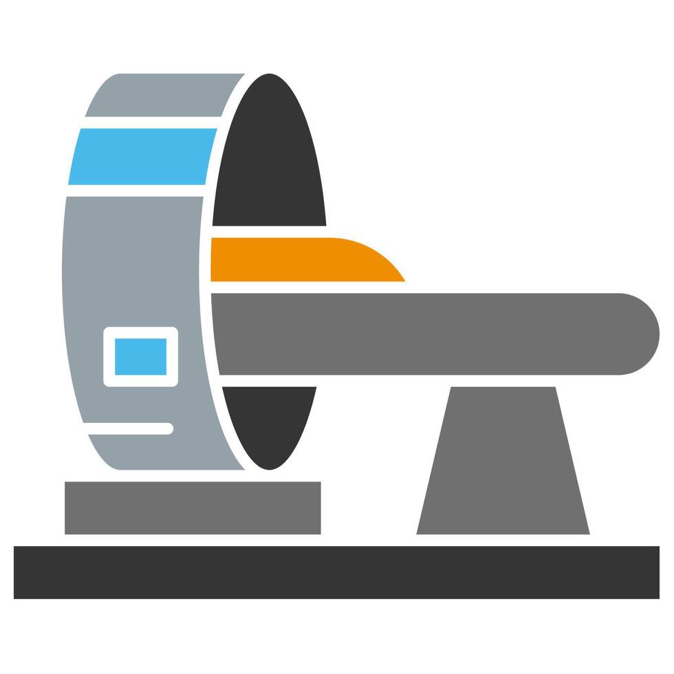 CT Scan facility illustration vector