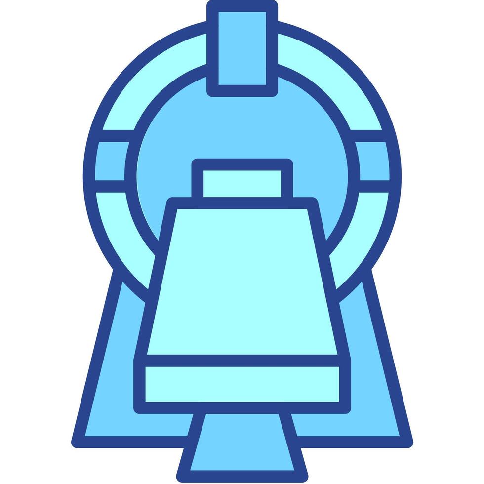 CT Scan Technology icon vector