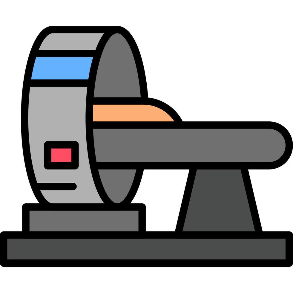 illustration of CT Scan facility vector