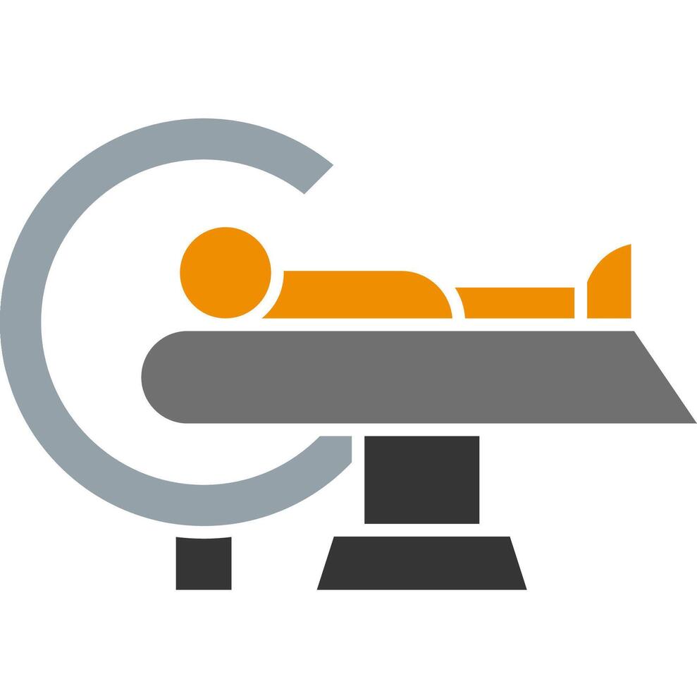 CT Scan analysis illustration vector