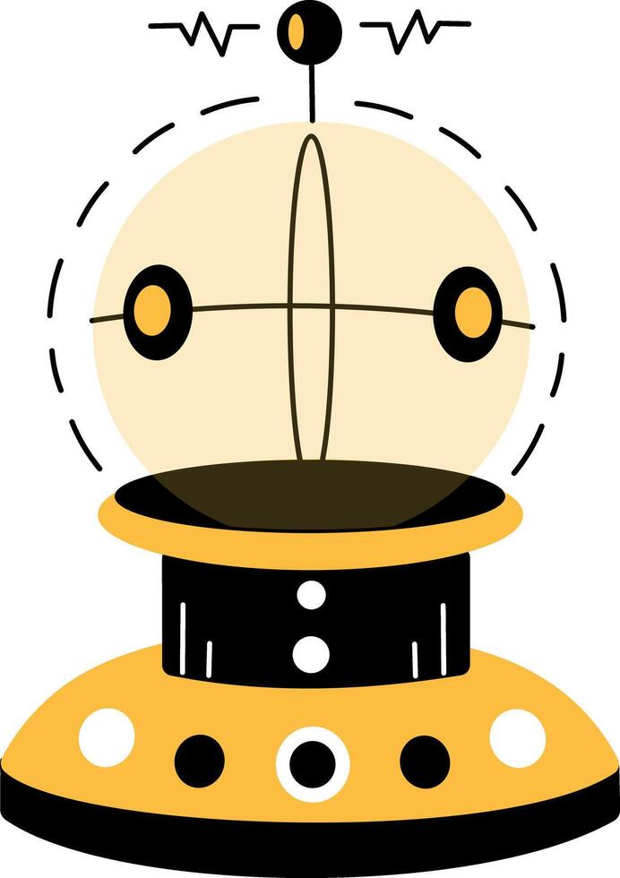 A hand drawn illustration of quantum ai vector