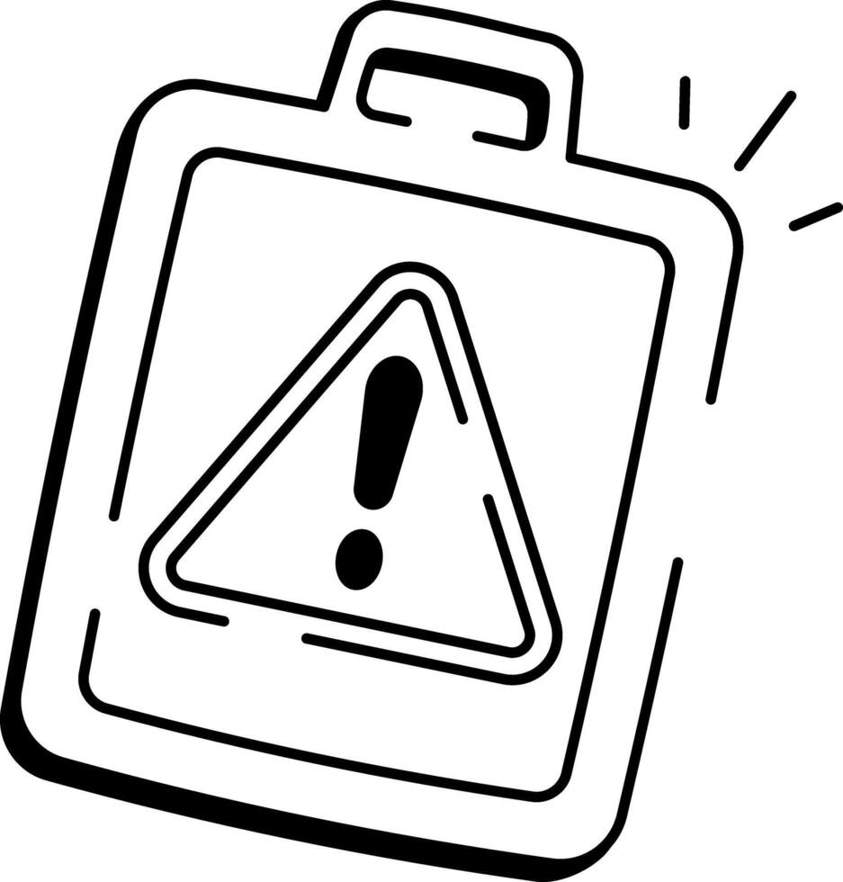 An icon depicting toxic substance designed in sketchy style vector
