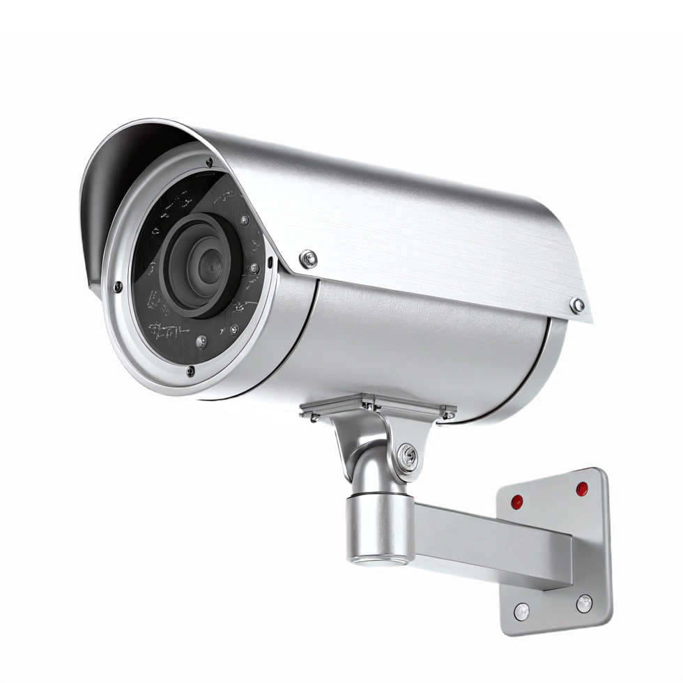 High Definition Security Camera with Transparent Background for Safety and Surveillance png
