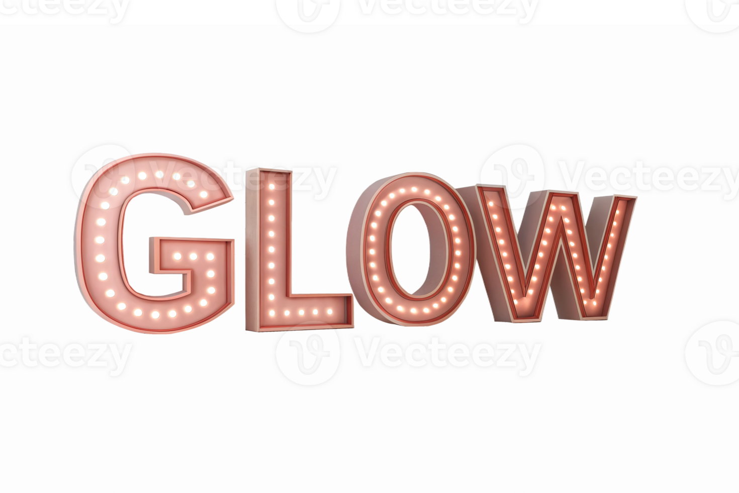 Bright Marquee Sign Letters Glow with Light for Festive Events and Celebrations png