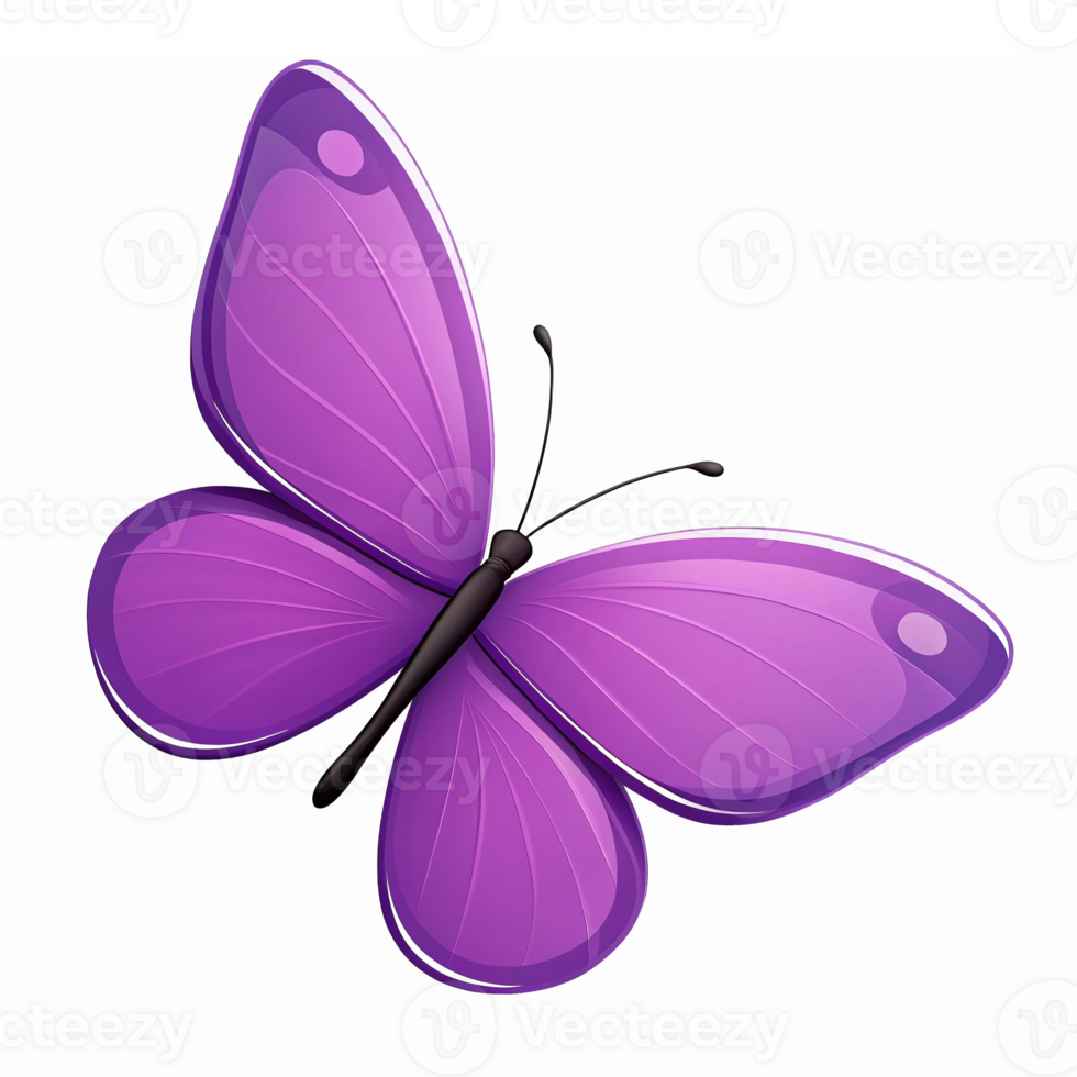 Beautiful Purple Butterfly with Transparent Background for Stunning Visuals and Designs png