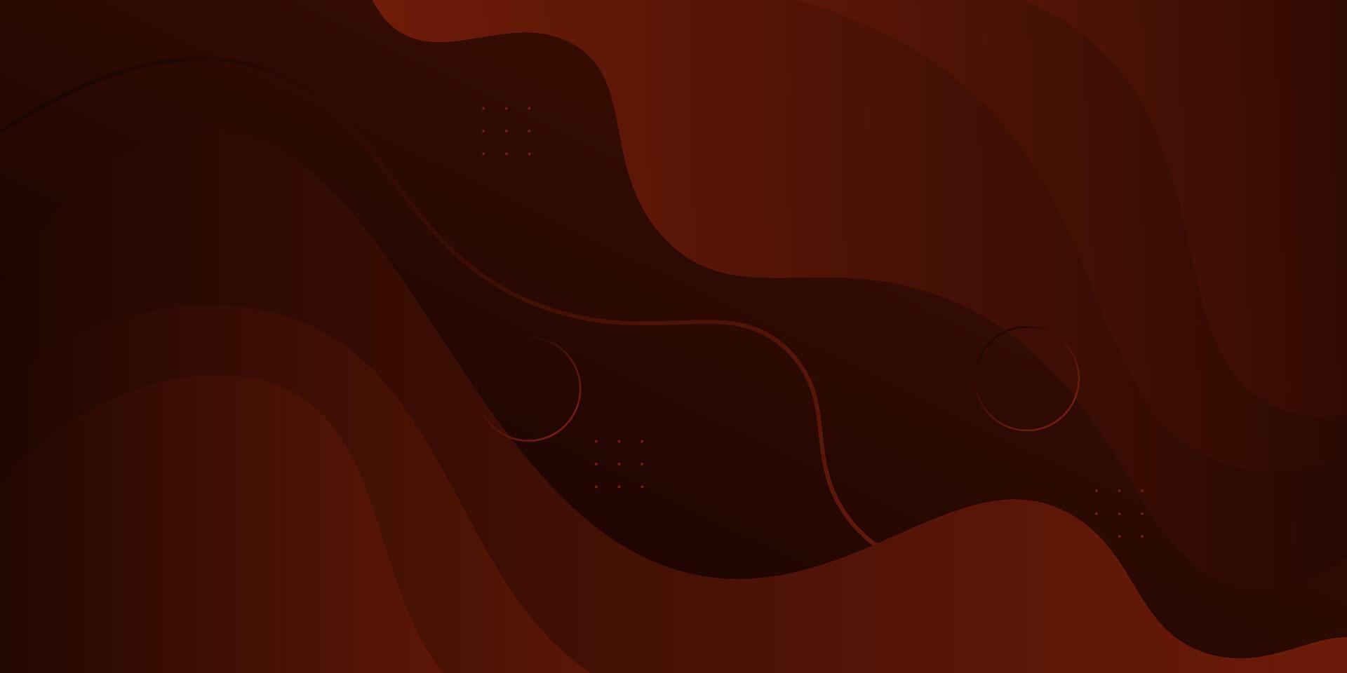 Abstract dark orange gradient 3D background. Simple wave shadow with elegant line design. Eps10 vector