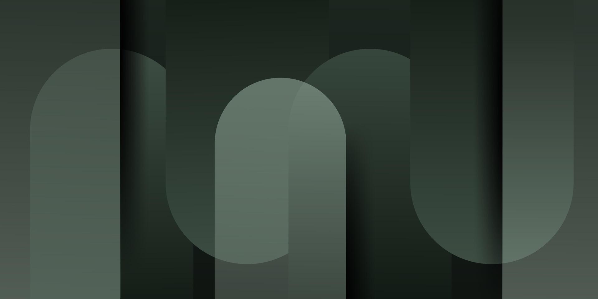 Dynamic abstract dark gradient illustration background with simple shadow pattern in square and round shape. Futuristic and luxury design. eps10 vector