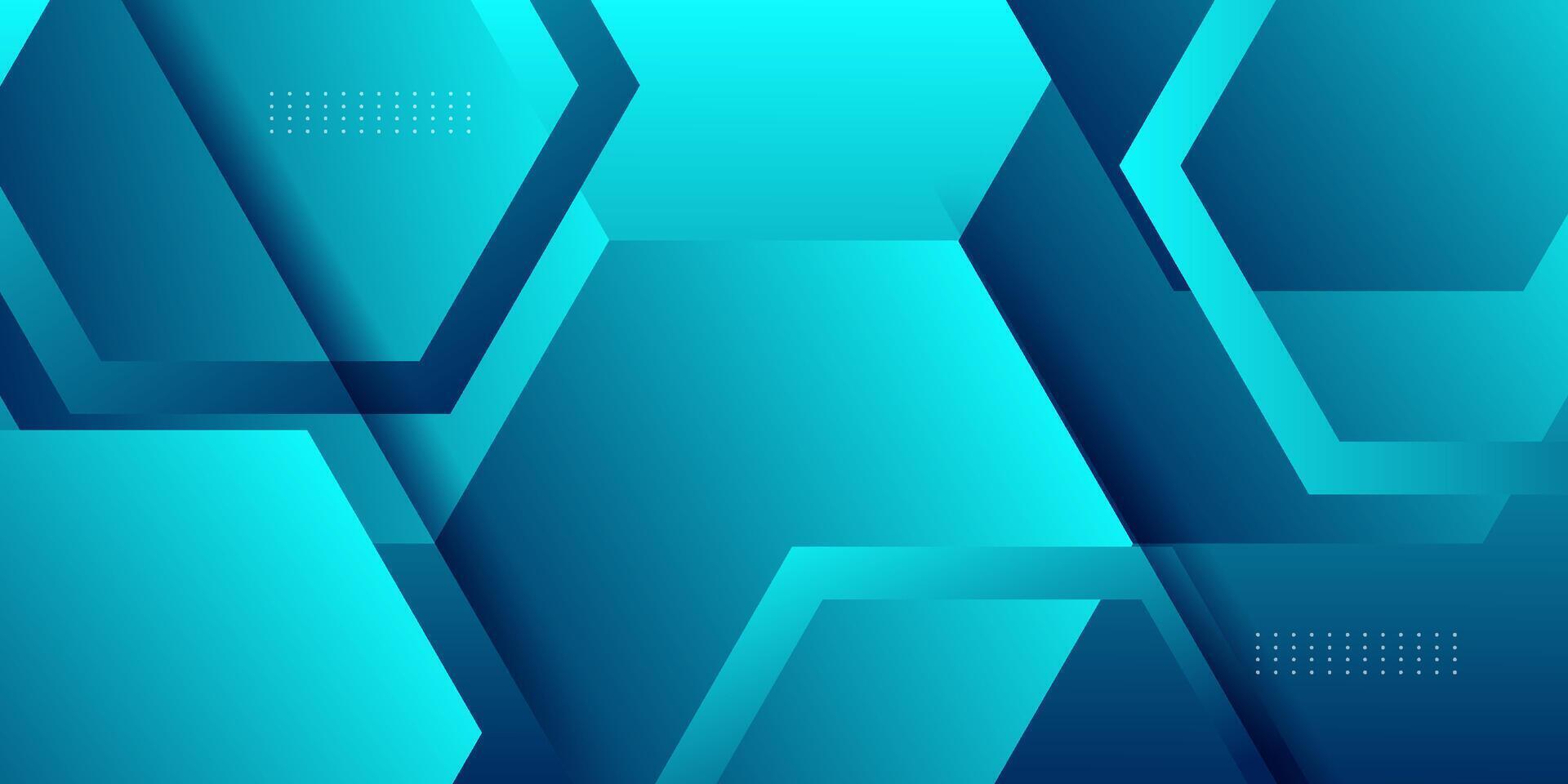 vistoso hexagonal resumen antecedentes con azul combinación color modelo. eps10 vector