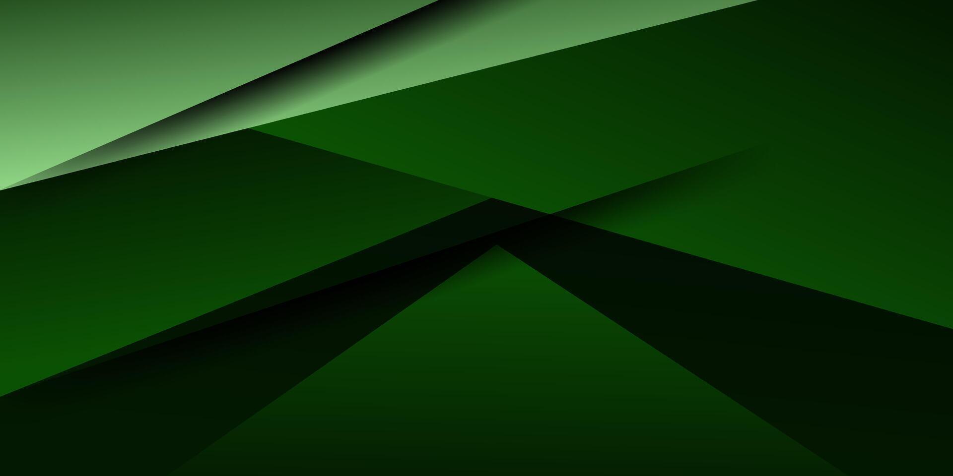 Abstract 3D background colorful paper cut with gradient green square pattern combination and shadow in the background. Eps10 vector