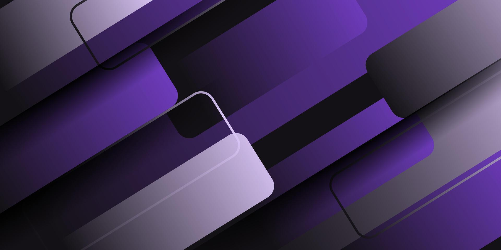 Purple and gray overlapping square background. Simple and trendy shape pattern with shadow and lines. eps10 vector