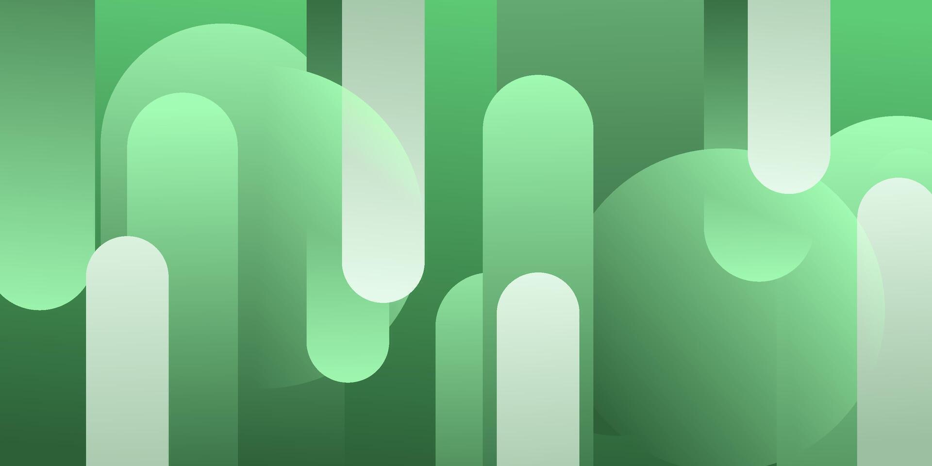 Abstract green background with diagonal lines. Dynamic shape composition. eps10 vector