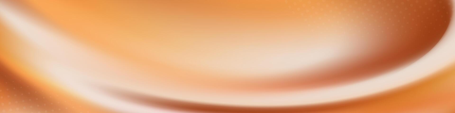 Abstract soft caramel flowing background vector