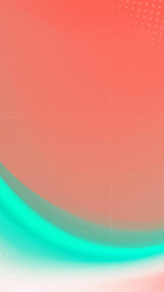 Vertical abstract background with flowing coral hues vector