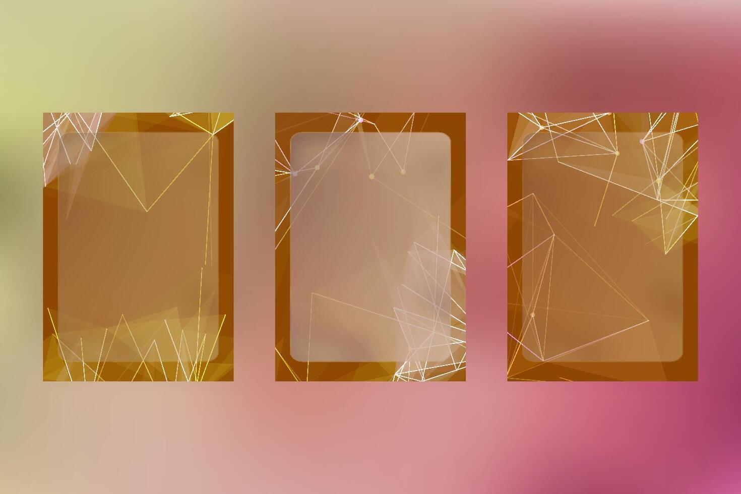 abstract low poly plexus network communications covers vector