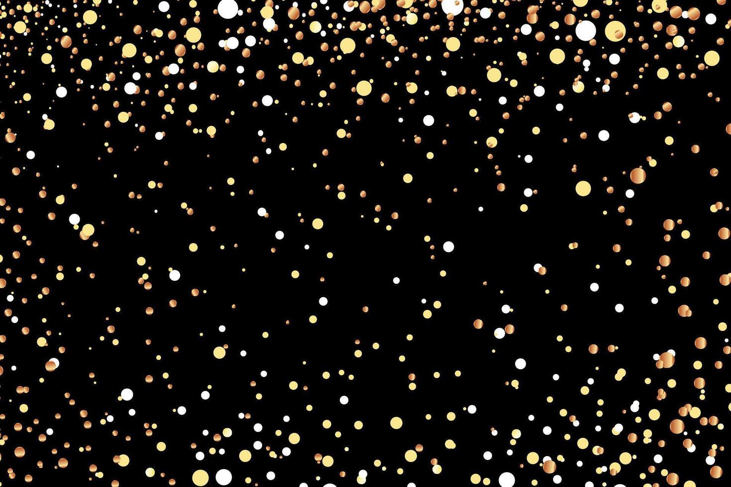 gold glitter luxury black background vector