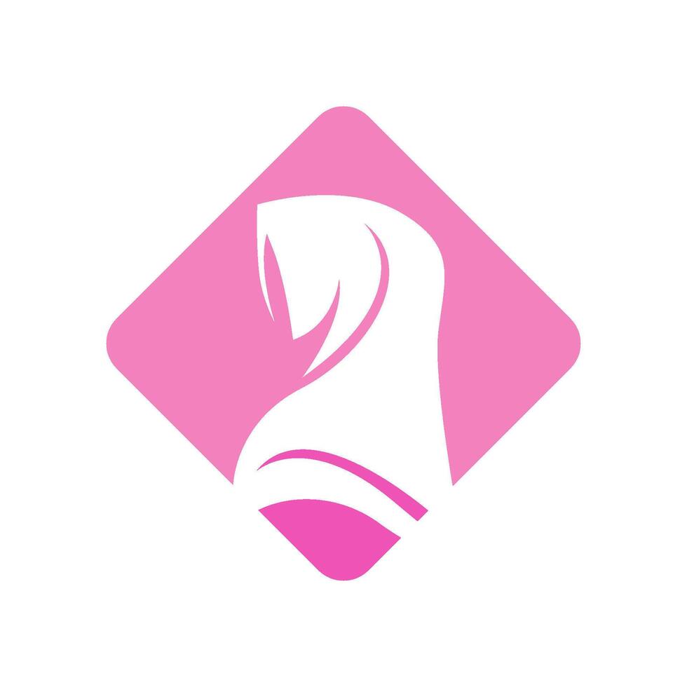 Hijab logo icon image vector
