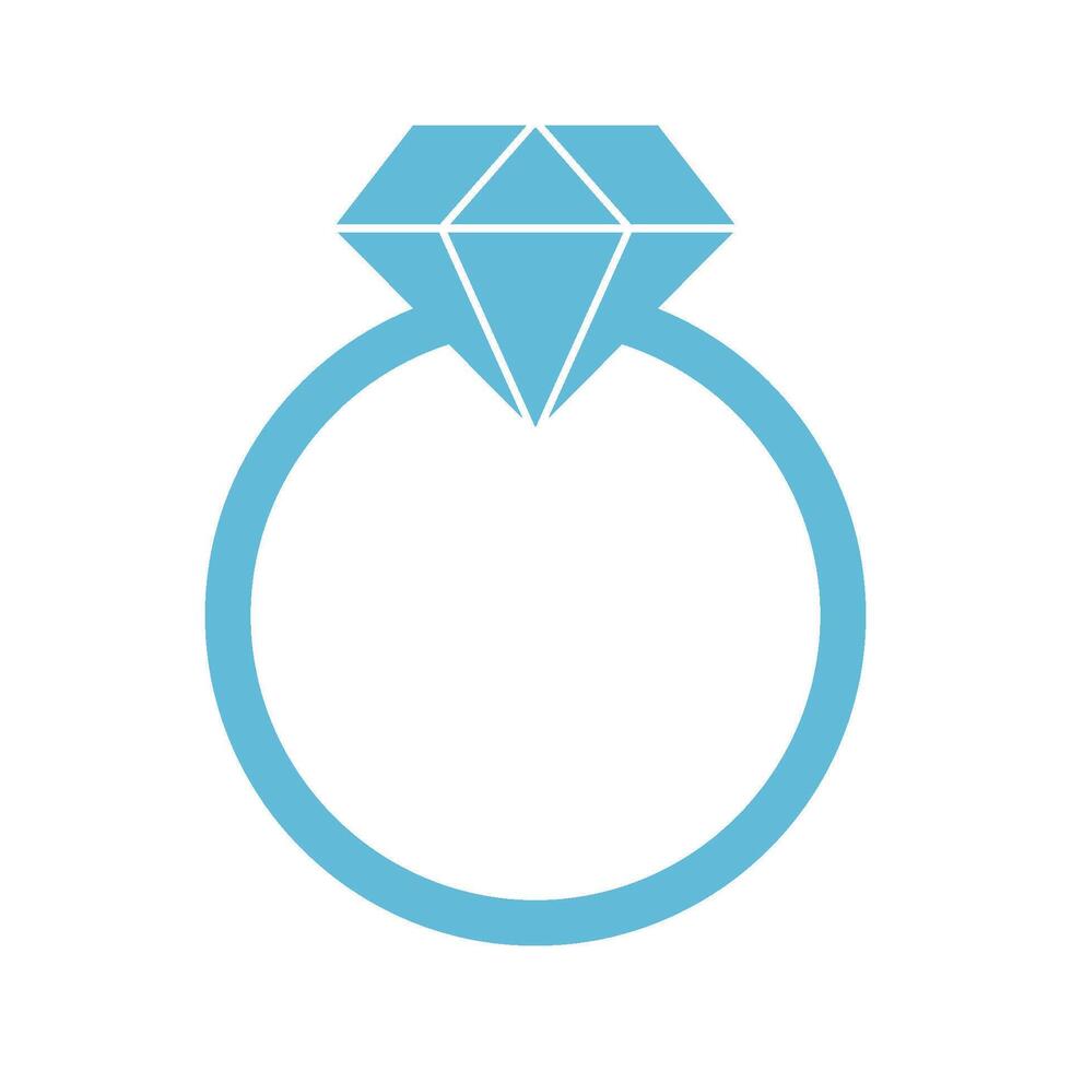 Jewelry logo icon flat illustration vector