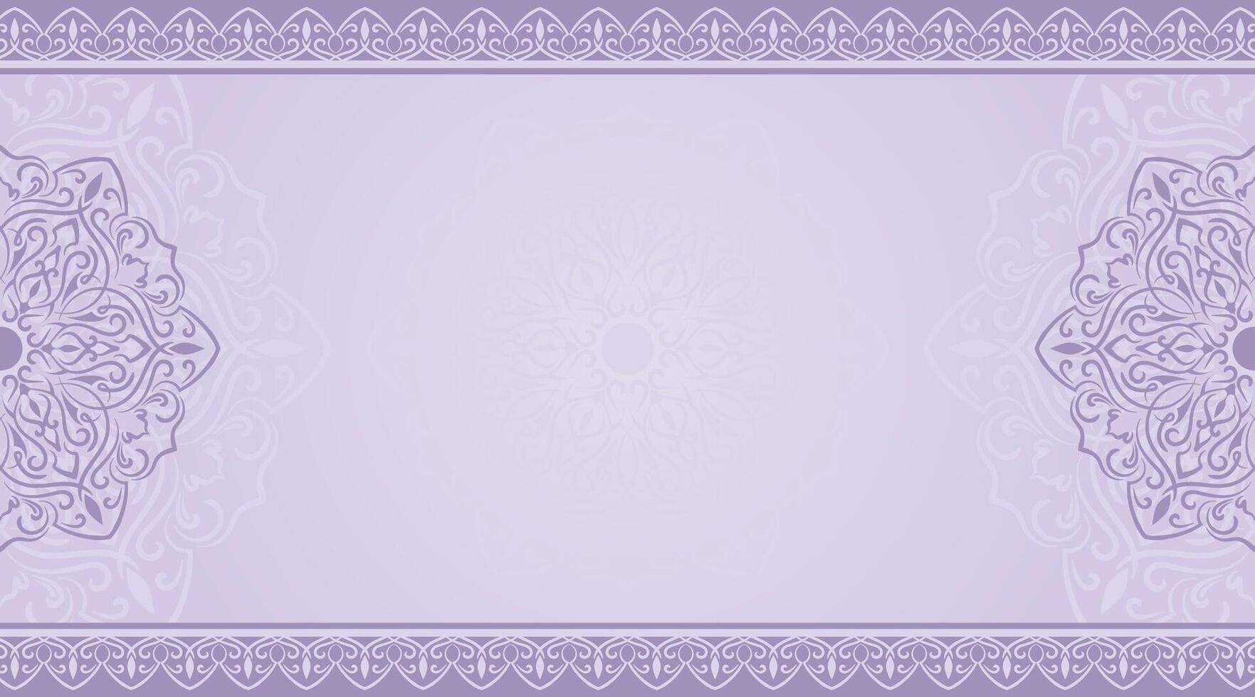 Simple background mandala beautiful soft color vector