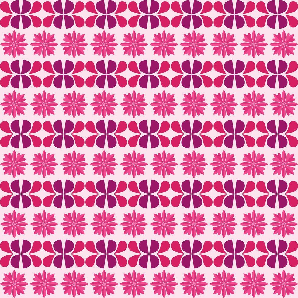 Geometric and Botanical Seamless Patterns for Creative DIY and Craft Projects, Simple Hand Drawn Flower Pattern vector