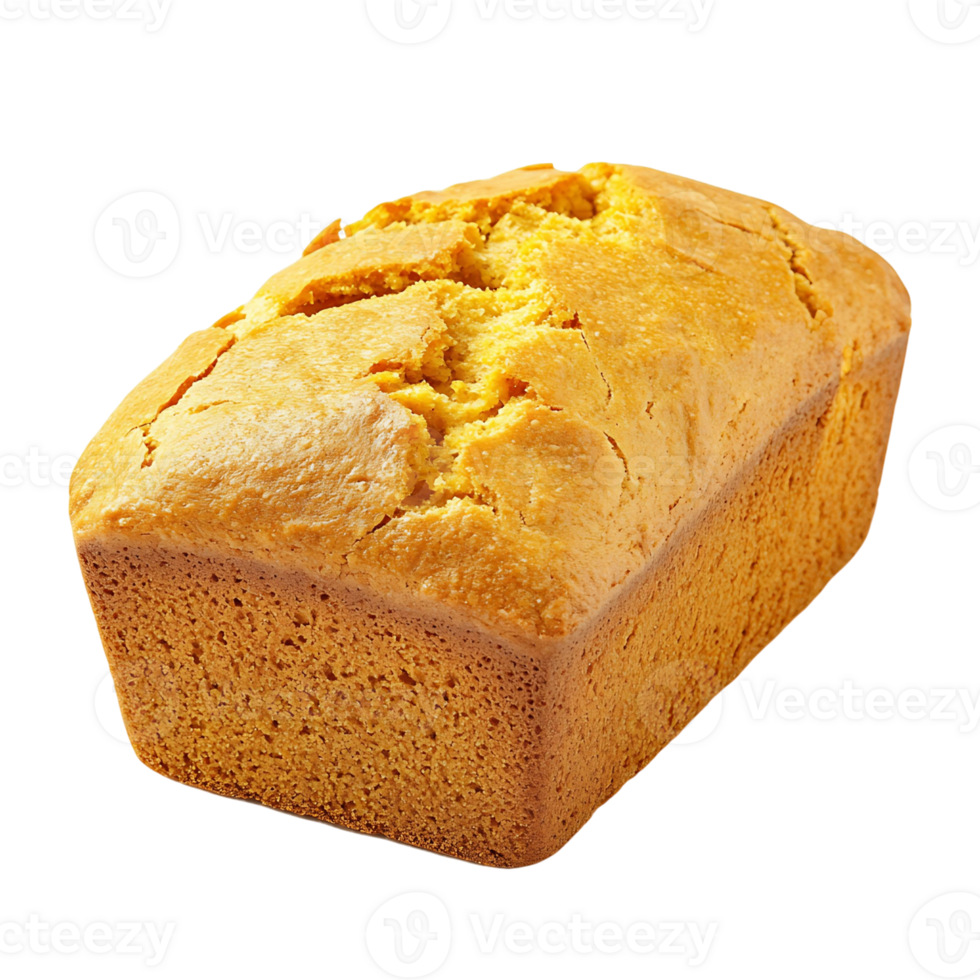 Warm Bread Loaf with Golden Crust png