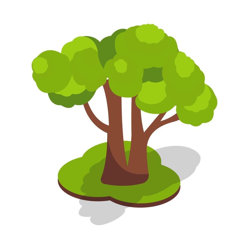 Twisted Branches Isometric vector