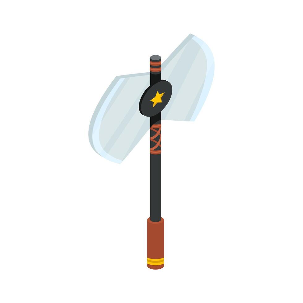 Knight'S Axe Isometric vector