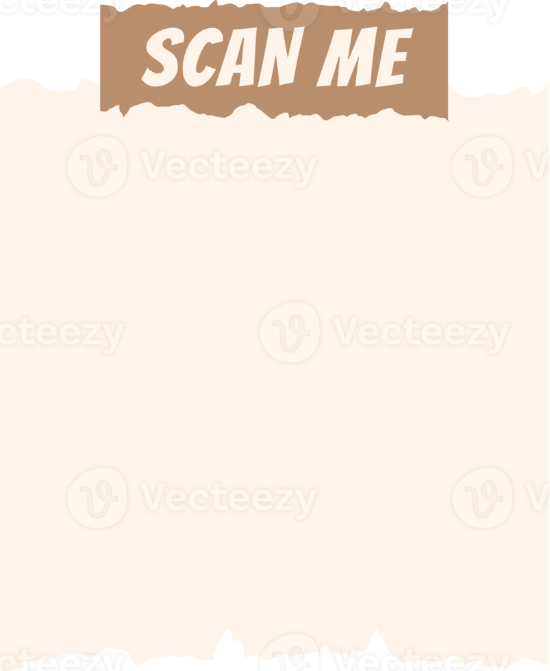 scan me sign simple png